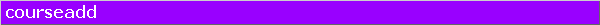 courseadd